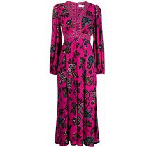 DVF Diane Von Furstenberg Anjiali Floral-Print Maxi Dress - Pink