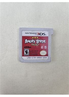 Angry Birds Trilogy - Nintendo 3Ds Tested Video Game Cartridge Only