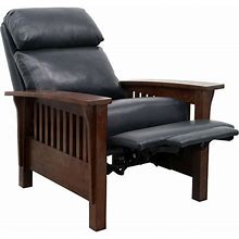 Barcalounger Mission 7-3323 Leather Manual Recliner Chair 5702-47