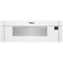 WML55011HW Whirlpool Low Profile 30" 1.1 Cu. Ft. Over-The-Range Microwave With Tap-To-Open Door 400 CFM - White