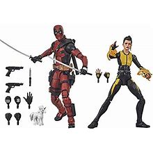 Hasbro Marvel Design And 13 Accessories Legends Series X-Men 6-Inch Collectible Deadpool And Negasonic Teenage Warhead Action Figure Toys