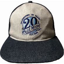 BLUE MOON BREWING CO Beer Snapback Denim Baseball Hat Celebrating 20 Years