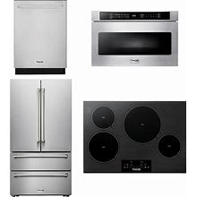 Thor Kitchen Package - 30" Induction Cooktop, Microwave, Refrigerator, Dishwasher, AP-TIH30-6
