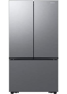 Samsung - 27 Cu. Ft. 3-Door French Door Counter Depth Smart Refrigerator With Dual Auto Ice Maker - Fingerprint Resistant Stainless Look