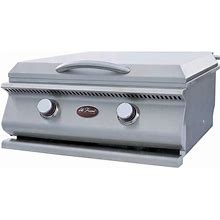 Cal Flame 2-Burner Built-In Stainless Steel Hibachi Gas Grill
