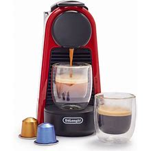 Nespresso Essenza Mini Espresso Machine By De'longhi, 0.6 Liters, Red