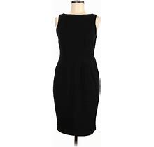 Magaschoni Casual Dress: Black Dresses - Women's Size 6