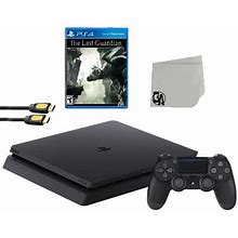Sony 2215B Playstation 4 Slim 1TB Gaming Console Black With The Last Guardian Game Bolt Axtion Bundle Used