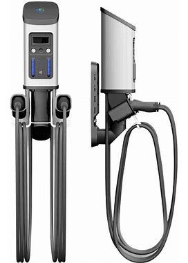 Semaconnect Series 7 Plus Dual Fleet Wall Mount 80A 19.2Kw - SC7P-Full1-W - EV Chargers At Bulbs.Com