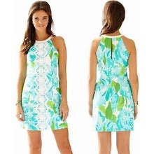 Lilly Pulitzer Dresses | Lilly Pulitzer Pearl Shift Dress Poolside Blue | Color: Blue/Green | Size: 2
