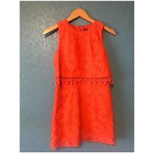 Topshop Petite Dresses | Topshop Petite Orange Dress | Color: Orange | Size: 4