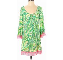 Lilly Pulitzer Casual Dress: Green Dresses - Women's Size Small