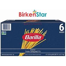 Barilla Pasta Thin Spaghetti (16 Oz., 6 Pk.) Great Price