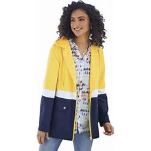 Colorblock Rain Jacket In Yellow Size 2X By Northstyle Catalog