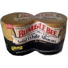 Bumble Bee Prime Solid White Albacore Fillet Tuna 6 Cans 5 Oz. Each