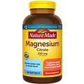Nature Made Magnesium Citrate 250 Mg Softgels, (180 Count)