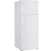 Premium Levella 10.1 Cu Ft Frost Free Top Freezer Refrigerator In White