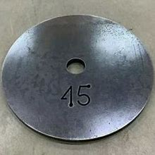 45 Lb Olympic Weight Plates Set Of 2 With 2" Center Hole