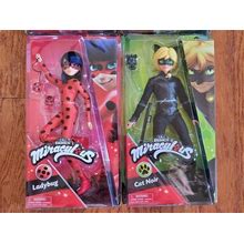 Miraculous Ladybug Cat Noir 11" Action Figure Doll Lot Brand New In Box