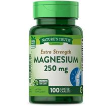 Nature's Truth Magnesium Dietary Supplement Caplets, 250 Mg, 100 Count