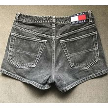 Vintage Tommy Hilfiger Blue Denim Jeans Shorts Size 7