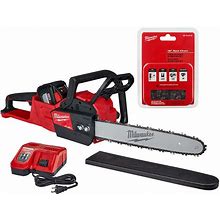 Milwaukee 2727-21HDCH M18 FUEL 18V 16" Cordless Chainsaw W/Extra Chain