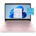 HP Stream Laptop 14"-Cf2112wm 14 Inch HD Celeron N4120 Windows 11 Pink Notebook