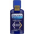 Mucinex Cold & Flu Medicine Nighttime - Liquid - 6 Fl Oz