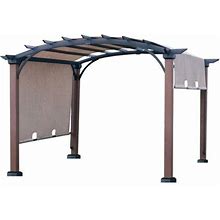Apex Garden Replacement Sling Canopy For 10 ft X 10 ft Pergola (Size: 200"L X 103"W)