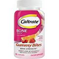 Caltrate Bone Health Calcium Gummy Bites, Multi-Flavored, 250 Mg, 50 Ct