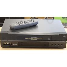 Toshiba W522 Vhs Vcr Player W/ Remote Pre-Owned Free Shipping