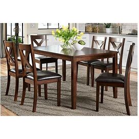 Thornton 7-Pc.Dining Set In Medium Brown By Liberty Furniture