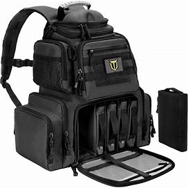 Military Tactical Range Backpack Gun Bag For Hand Gun And Ammo With