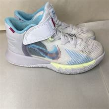 Nike Kyrie Flytrap Sneakers Size 11 C Ps 'White Blue Chill' Little