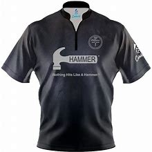 Hammer 78D Black Pearl Fast Track Coolwick Bowling Jersey | Bowlersmart