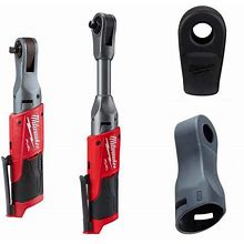 M12 FUEL 12V Lithium-Ion Brushless Cordless 3/8in. Ratchet & Extended Reach Ratchet (Tool-Only) W/Protective Boots