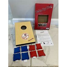 MLB NY Yankees Table Top Toss - Mini Bean Bag Toss Game - Man Cave - NEW Sealed
