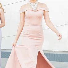 Jovani Dresses | Jovani Off The Shoulder Gown | Color: Pink | Size: 6