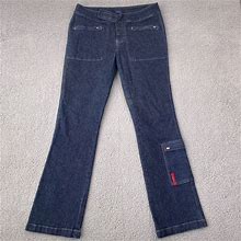 Tommy Hilfiger Jeans Womens Size 7 Boot Cut Jeans Zip Pockets Blue