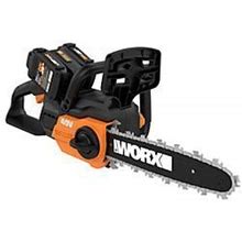 WORX POWER SHARE 40V 12in Cordless Chainsaw W/ Auto Tension ,Black