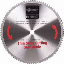 Fein Slugger 14" Thin Steel Metal Cutting Saw Blade 90 Teeth -63502014630