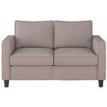 Georgia Upholstered Loveseat | Gray | Not Applicable | Sofas + Loveseats Loveseats | Upholstered|Piped|Quick Ship|Tufted|Deep Seat
