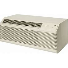 GE 11500 BTU 230V Packaged Terminal Air Conditioner (PTAC) W/ 10200 BTU Heat Pump & Remote Thermostat Compatibility - AZ65H12DBM