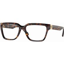 Versace 3357 Eyeglasses 108 - Tortoise Women Rectangle