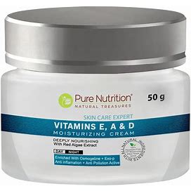 Pure Nutrition Vitamin E, A, & D Cream | Promotes Healthy Skin - 50G