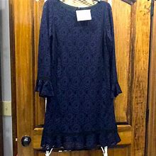 Perceptions Dresses | Nwt Perceptions Navy And Black Dress Size 6 | Color: Black | Size: 6