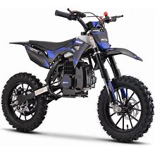 Mototec 50Cc 2-Stroke Kids Gas Mini Dirt Bike Motorcycle Blue