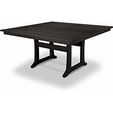 POLYWOOD® Dining Table, Black