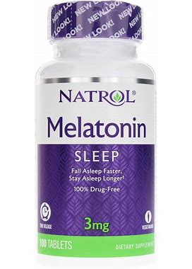 Natrol, Melatonin 3 Mg Time Release, 100 Tablets