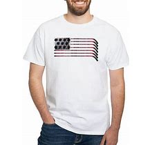 Cafepress - US Hockey Flag T Shirt T Shirt - Men's Classic T-Shirts
